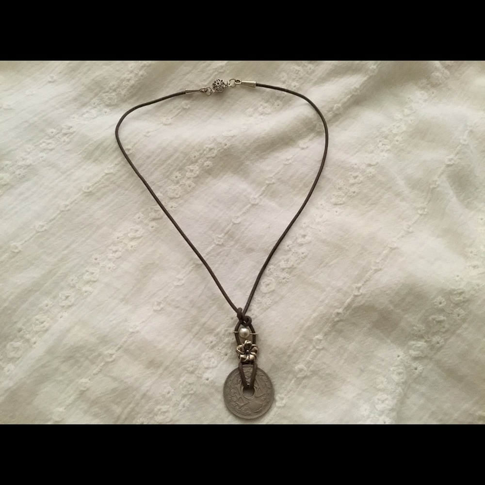 French coin necklace